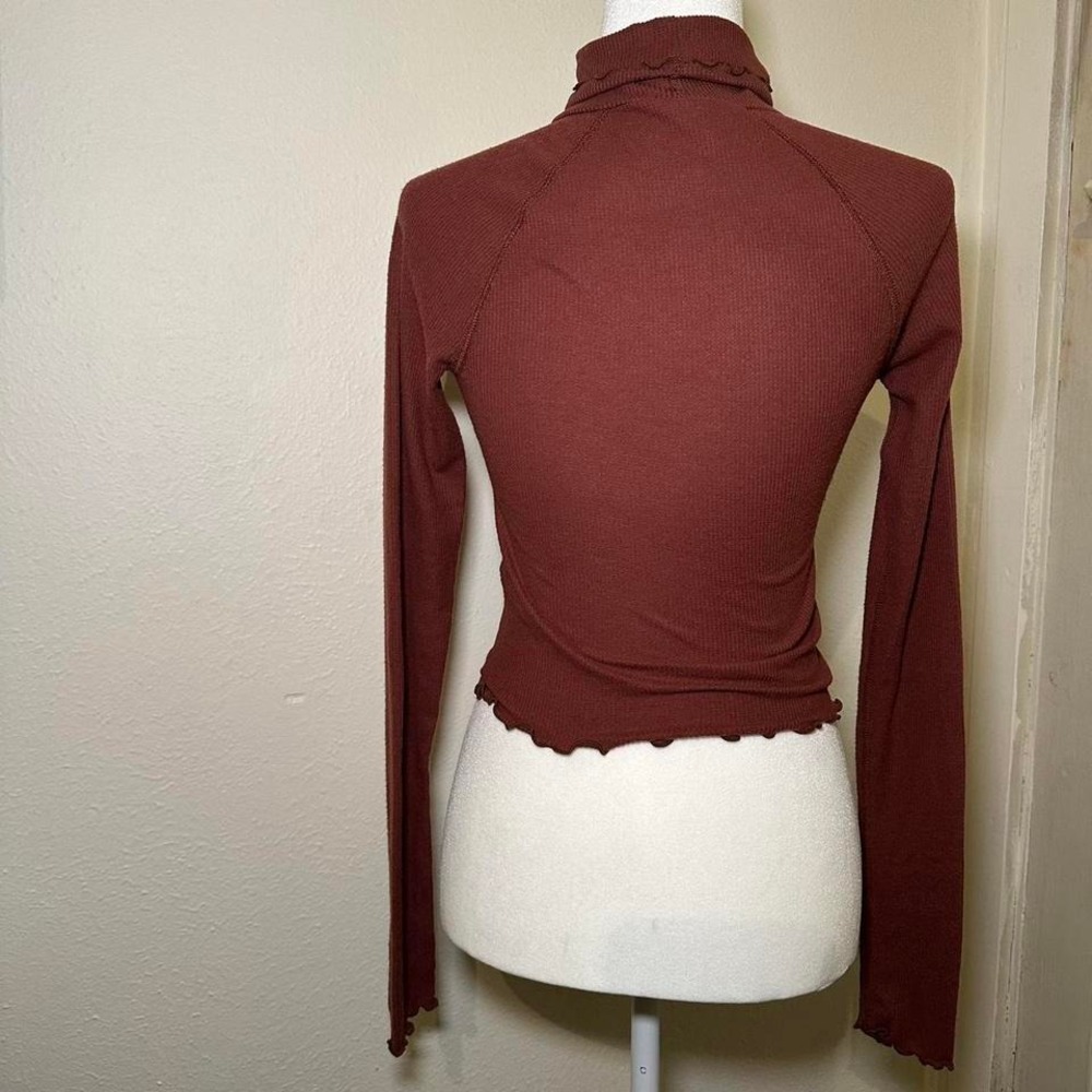 Out From Under Lettuce Edge Turtleneck - Picture 2 of 3